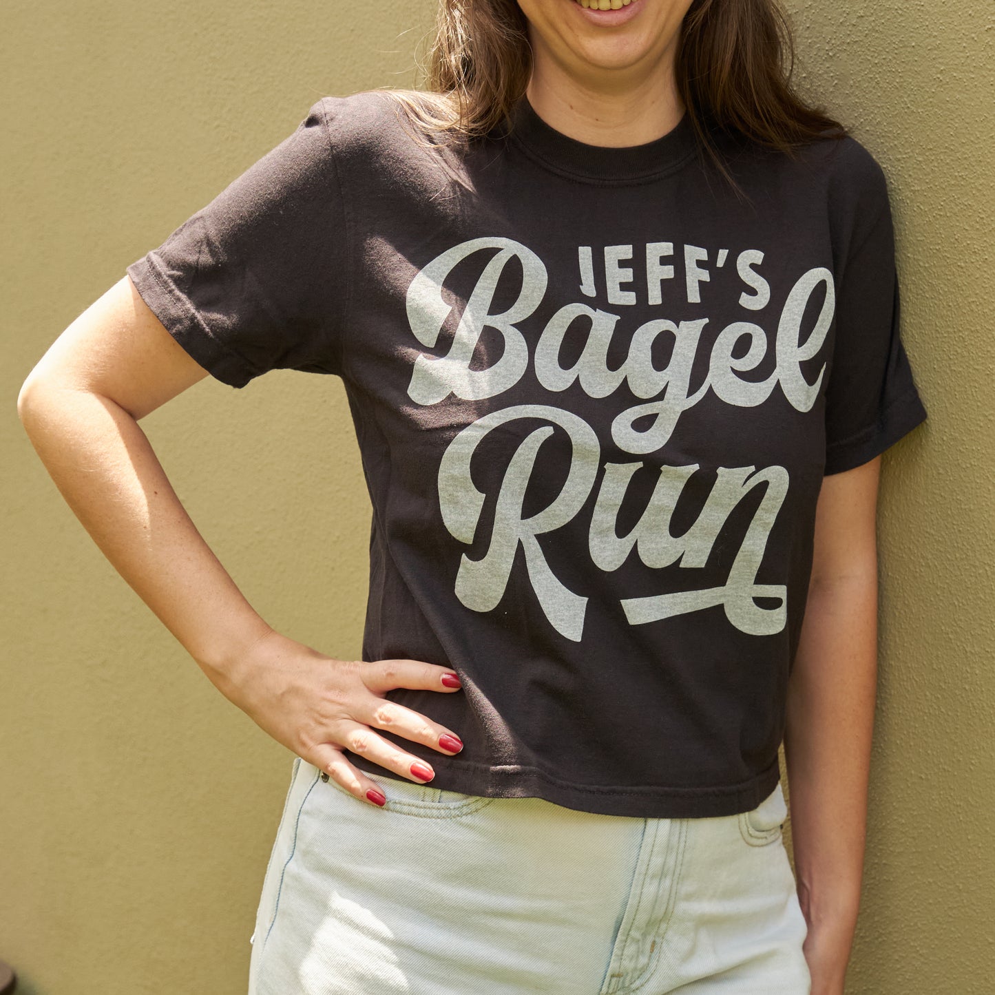 Black Cropped Tee