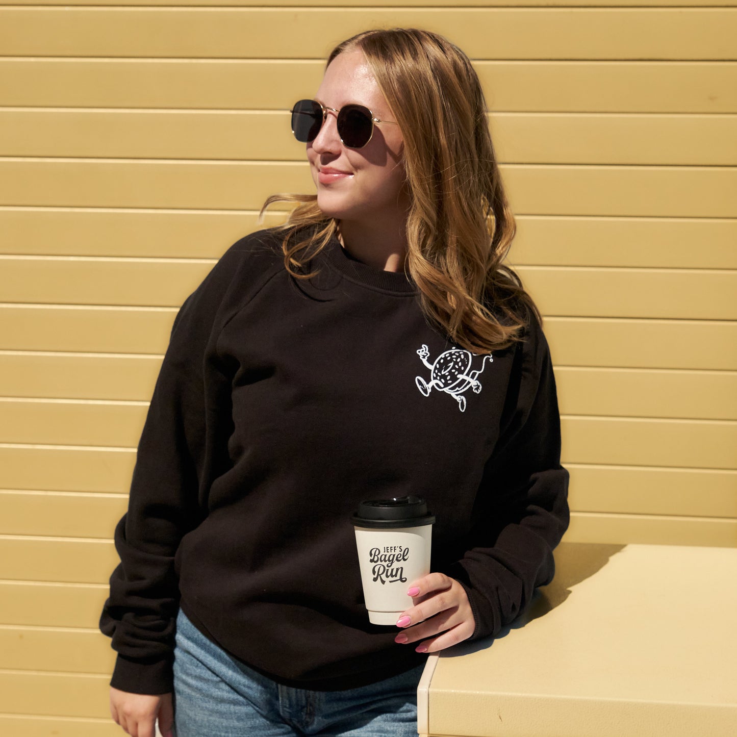 Black Crewneck Sweatshirt